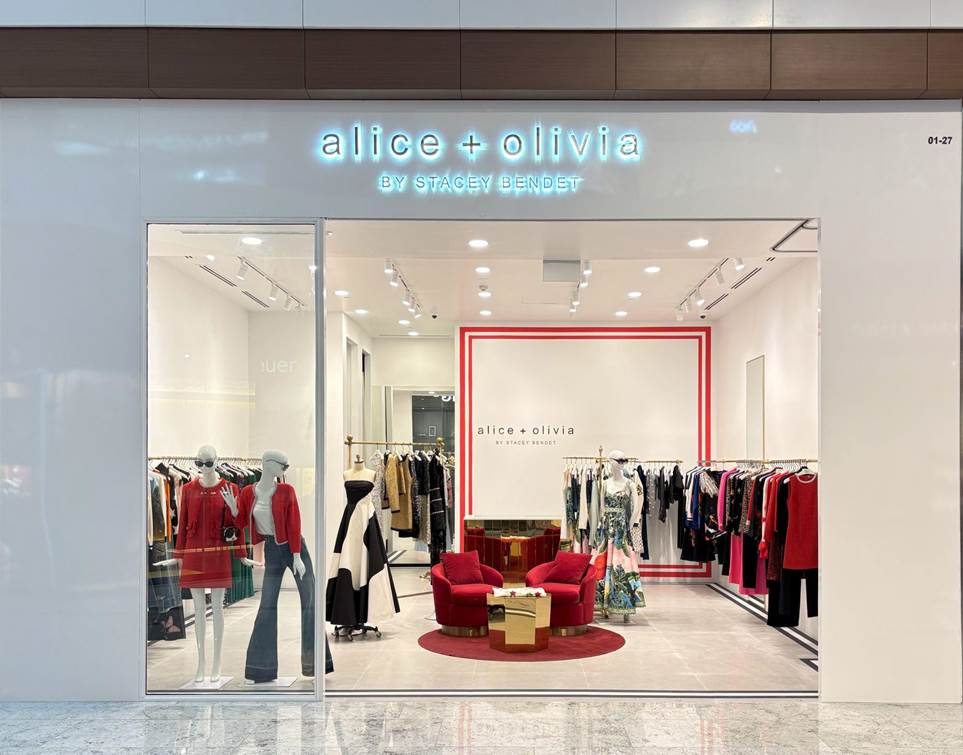 alice + olivia Opens Pop-Up Store at Raffles City Introducing Spring Summer 2025 and Lunar New Year Collection