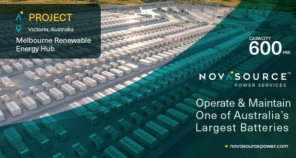 NovaSource Tapped to Power Australia’s Clean Energy Future with Mega Battery Project
